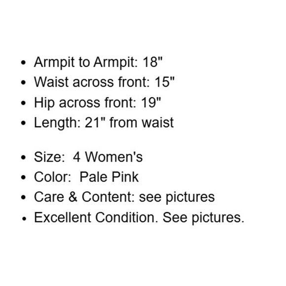 Calvin Klein Dress Womens 4 Pale Pink Faux Suede Microfiber Sleeveless Career - Picture 4 of 14